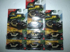 Matchbox 2025 Jurassic World Rebirth Off-Road InGen Vehicle lot of 7 VHTF - Picture 1 of 1