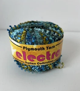 PLYMOUTH GARN Electra Italian Collection Farbe 4 Blau Gold NEU - Bild 1 von 4