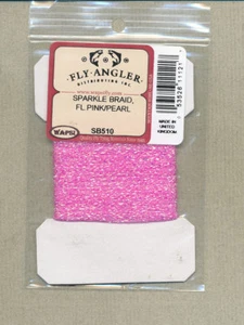 Sparkle Braid - fl pink / pearl SB510 - Picture 1 of 1