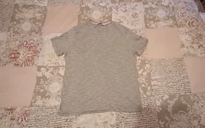 Joseph Abboud Mens Crew Neck T-Shirt Striped Green & Cream Soft Tee Size M - Picture 1 of 4