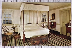 Postal de Washington Bedroom at Mount Vernon, Virginia VA - Imagen 1 de 2