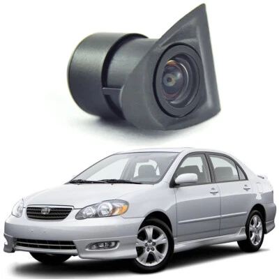 170° Degree CCD Car Front View Camera Logo Embedded for 2002-2006 Toyota Corolla - Image 1 of 4