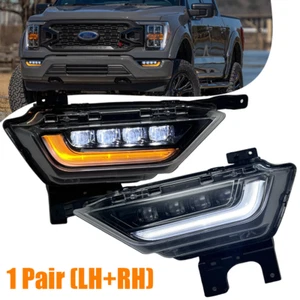 Par de luces antiniebla proyector LED con intermitente DRL para Ford F150 F-150 2021-2023 - Imagen 1 de 16
