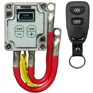 Car Battery Switch Wireless Remote Control Disconnect Cut Off Isolator Master - Picture 1 of 21