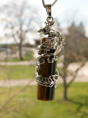 PHÖNIX   TIGERAUGE   Anhänger     NEU! - Bild 1 von 3