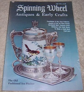 Spinning Wheel Magazine June 1975 Antiques - Picture 1 of 2