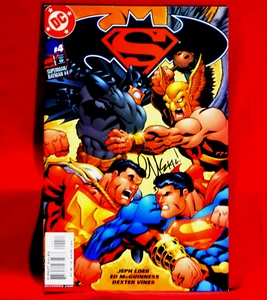 SUPERMAN / BATMAN #4 SIGNED BY ARTIST ED McGUINNESS - Picture 1 of 5