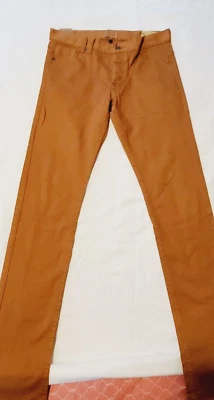 Pantalones de mezclilla ajustados de bronce Insight para mujer talla cintura media Foto 1 de 4