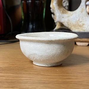 A31  CHINESE Antique WHITE GLAZED Cup OF Tang Dynasty, GongYi kiln 唐代巩义窑白釉七星杯 - Picture 1 of 7