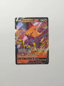 Pokemon Karte - Flambusard V - 029/264 - EB04 - Strahlende Spannung - Bild 1 von 2