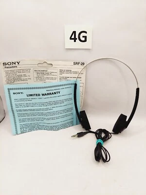 Vintage SONYSRF-29 Walkman Radio Headset only - Image 1 of 4