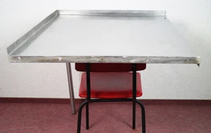 Gastro Edelstahl Ecktisch Ablage Arbeitsfläche Arbeitstisch Edelstahltisch ... - Bild 1 von 7