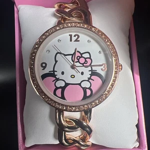 Bracciale Hello Kitty By Sanrio Edizione Limitata Metallo Cinturino Acciaio Inox Nuovo con scatola - Foto 1 di 14