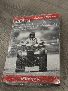 OEM HONDA 2009 TRX420FE / FPE 4X4 FOURTRAX RANCHER ES OWNERS MANUAL - Picture 1 of 2