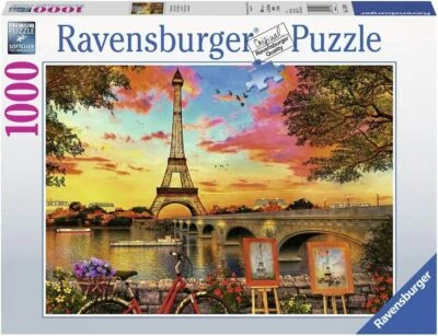 RAVENSBURGER 15168 PUZZLE THE BANKS OF THE SEINE 1000 PCS 27.5 x 19.5 in. NEW - Image 1 of 4