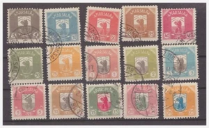RUSSIE FINLANDE KARELIE 1922 - ENSEMBLE UTILISÉ DE 15 - Picture 1 of 1