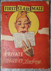 FIRST CLASS MALE #1 RARE NOT IN GUIDE HARRY "A" CHESLER WWII DIGEST COMIC 1940’S