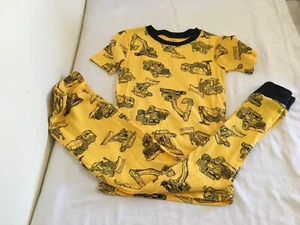 New Carter's Boys Construction Pajama set Allover Snug Fit Short Sleeve Sz 8 - Picture 1 of 1