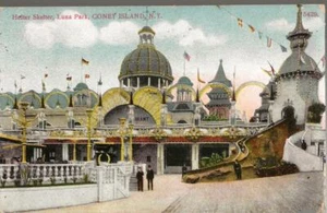 POSTCARD-1907 HELTER SKELTER, LUNA PARK, CONEY ISLAND, NEW YORK - Picture 1 of 1