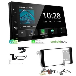 Kenwood Autoradio Apple CarPlay DAB+ für Subaru XV ab 2012 Klavierlack schwarz - Bild 1 von 6