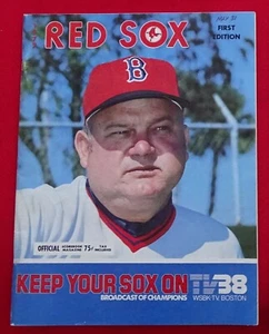 Programa Medias Rojas de Boston 1977 31/05/77 contra Yankees de Nueva York - Imagen 1 de 2