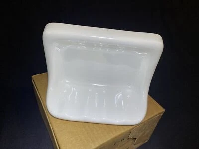 SOPORTE JABÓN PARED BAÑO CERÁMICA (BA 725) NUEVO, Jabón Bañera Color Blanco Hielo Foto 1 de 4