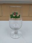 Grolsch Dutch Beer ,Pokal Shaped Glass Stemmed Glass .25l, Bar Lager 6 1/4" Tall
