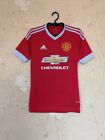 Manchester United 2015 - 2016 home football shirt jersey Adidas size XS