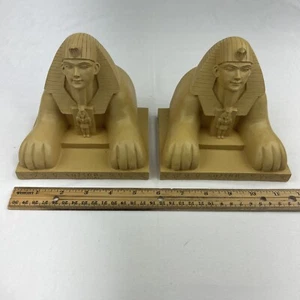 Par de sujetalibros Esfinge - Luxor Casino Las Vegas - 5,5" de alto - De colección - Imagen 1 de 11