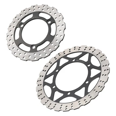 FRONT & REAR BRAKE DISC SET FOR KAWASAKI EX250K EX250J NINJA 250 R 2008-2012 - Image 1 of 4