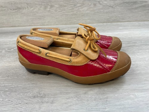 Scarpe mocassino donna UGG Ashdale 1993 vernice pelle 5 5 foderate pelliccia rosso