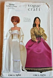  1999 Vogue Craft #7222 Linda Carr Circa 1960-70 11.5" Fashion Doll Pattern UC - Picture 1 of 6