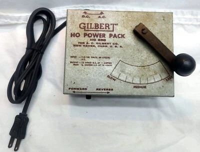 Paquete de energía transformador vintage A. C. Gilbert HO #650 - PROBADO Y FUNCIONANDO Foto 1 de 4