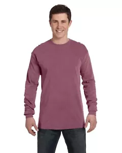 Comfort Colors C6014 Adult 100% USA Cotton Heavyweight RS Long Sleeve T-Shirt - Picture 1 of 57