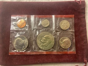 1978-D MINT SET - (6 COINS) - MINT CELLO- EISENHOWER DOLLAR - FREE SHIPPING - Picture 1 of 4