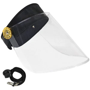 Klare Schirmmütze Transparent Stirnband Gesichtsschutz Hut Schutz Indoor Outdoor - Bild 1 von 7