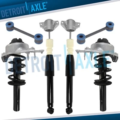 Front Struts w/ Coil Spring Sway Bars Rear Shock Absorbers for 2009-2017 Audi Q5 - Image 1 of 4