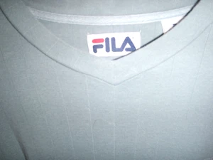 Fila Green Men's Drees sporty Pull Large 100 % Cotton, Made in Malaysia. - Picture 1 of 9