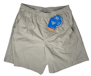 Neu mit Etikett Columbia Backcast III Wassershorts Herren M beige Omni-Schattierung UPF 50 Badeshorts - Bild 1 von 14