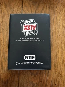 Vintage Super Bowel 24-28 Gennaio 1990- Edizione Speciale Carte da Collezione - Foto 1 di 15
