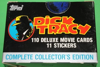 DICK TRACY MOVIE FACTORY SEALED 110 Card Set + STICKER 11 SET 1990 DISNEY PACINO - Image 1 of 4