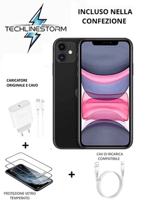 Apple iPhone 11 Nero 128GB Nero - Immagine 1 di 4