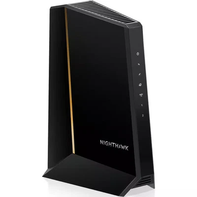Módem de cable DOCSIS 3.1 NETGEAR - Nighthawk división media/alta - negro Foto 1 de 4