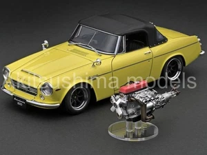 Zündmodell IG2714 DATSUN Fairlady 2000 SR311 gelb mit Motor 1:18 Nissan - Bild 1 von 8