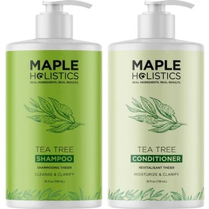 Teebaum Shampoo und Conditioner Set - Sulfatfreies klärendes Shampoo und Co... - Bild 1 von 9