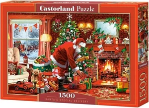 NEW Castorland Jigsaw Puzzle 1500 Pieces Santa's Special Delivery - Picture 1 of 2