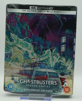 Ghostbusters Frozen Empire / 4K UHD / Blu Ray / New / Sealed / Damaged Case - Image 1 of 4