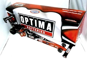 1:24 2012 AUTO WORLD RC2 NHRA TOP FUEL DRAGSTER OPTIMA BATTERIES DAVE GRUBNIC - Picture 1 of 4