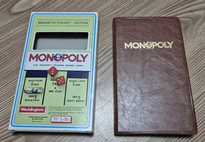 Vintage Waddingtons Monopoly Magnetic Pocket Travel Board Game - Image 1 of 3