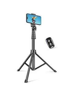 62” Phone Tripod & Selfie Stick w/Remote for iPhone Android Camera - Photo 1 sur 1